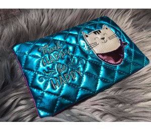 Stickdatei ITH - Mug Rug Happy Cat